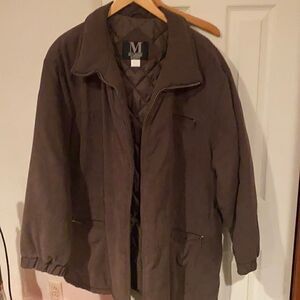 Mulberry Street Brown Quilted Coat Size 22/24